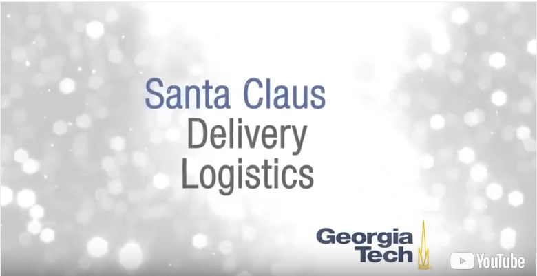 Just how hard is it to deliver a package to Santa Claus?